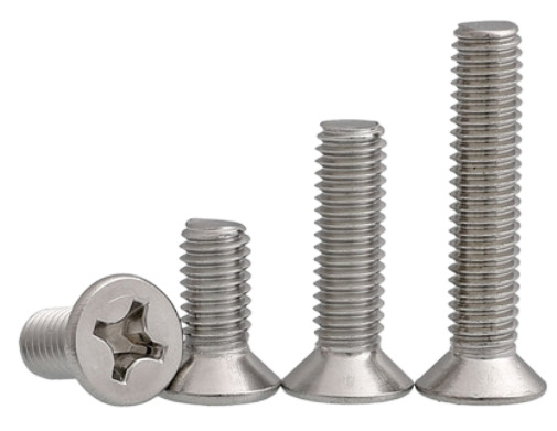 Paidu 304 stainless steel cross countersunk head screw small countersunk head screw YB819 factory direct sale