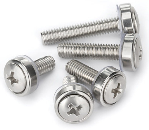 Paidu crown screw cabinet three combination screw buckle screw nut combination 304 stainless steel factory direct sales