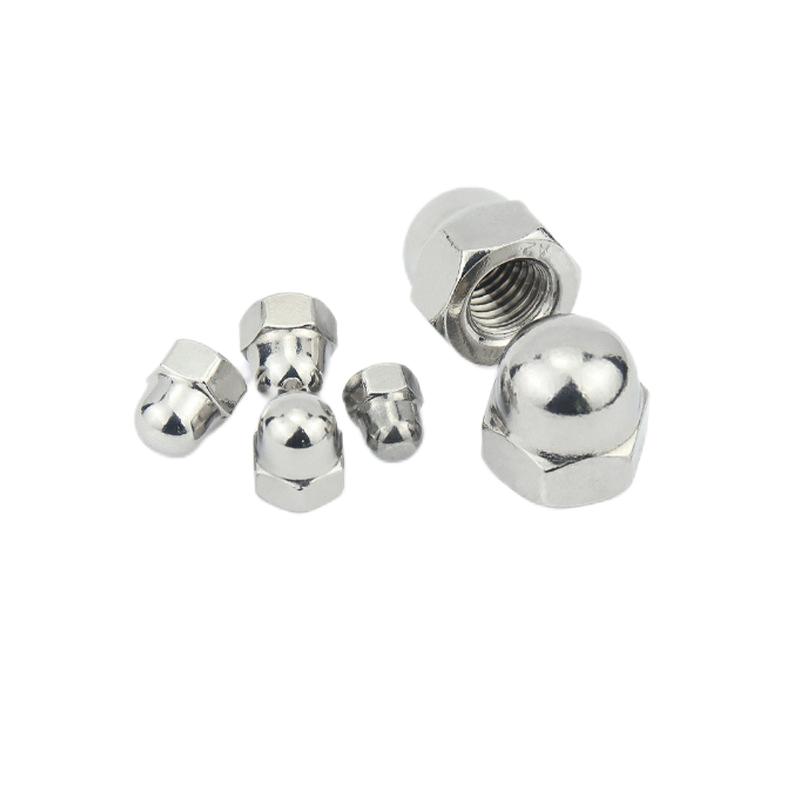 Paidu 304 stainless steel cap nut cap nut ball head cap screw cap M3M4M5M6M8M10-M20