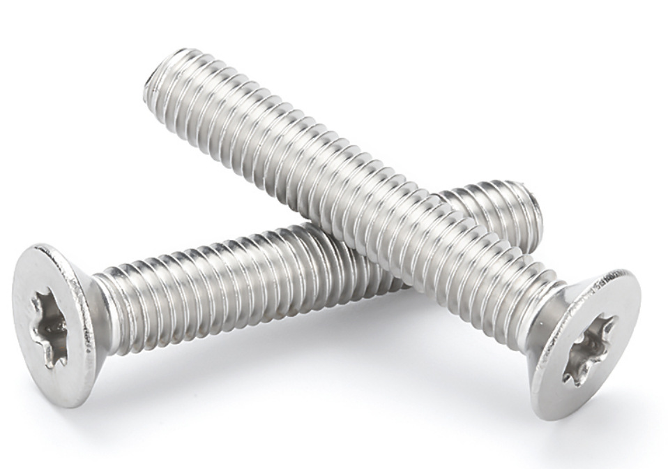 Paidu anti-theft screw plum blossom slot with column screw anti-theft screw countersunk head plum blossom screw 304 stainless steel factory direct sales