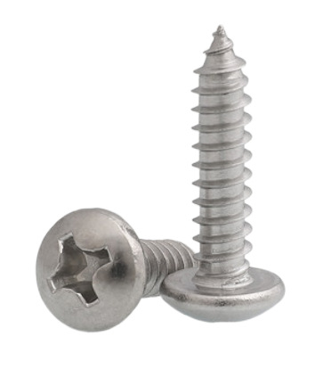Paidu 304 stainless steel cross recessed pan head self-tapping nail round head self-tapping screw GB845 extended wood screw