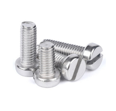 Paidu 304 stainless steel slotted cylindrical head screw GB65 slotted bolt round head screw slotted screw