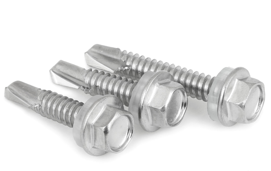 Paidu stainless steel hexagonal drill tail self-tapping screw self-tapping self-drilling screw dovetail screw 410 material factory direct sale