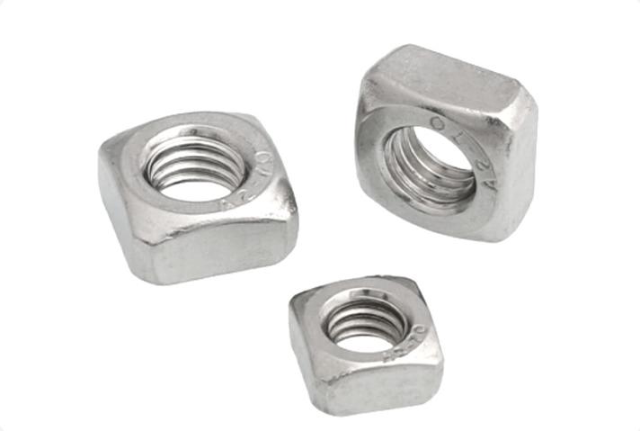 Paidu 304 stainless steel square nut DIN557 square nut square nut dacromet square nut