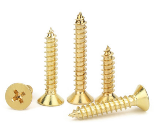 Paidu H62 copper cross countersunk head self-tapping nail copper self-tapping screw non-standard copper screw brass screw