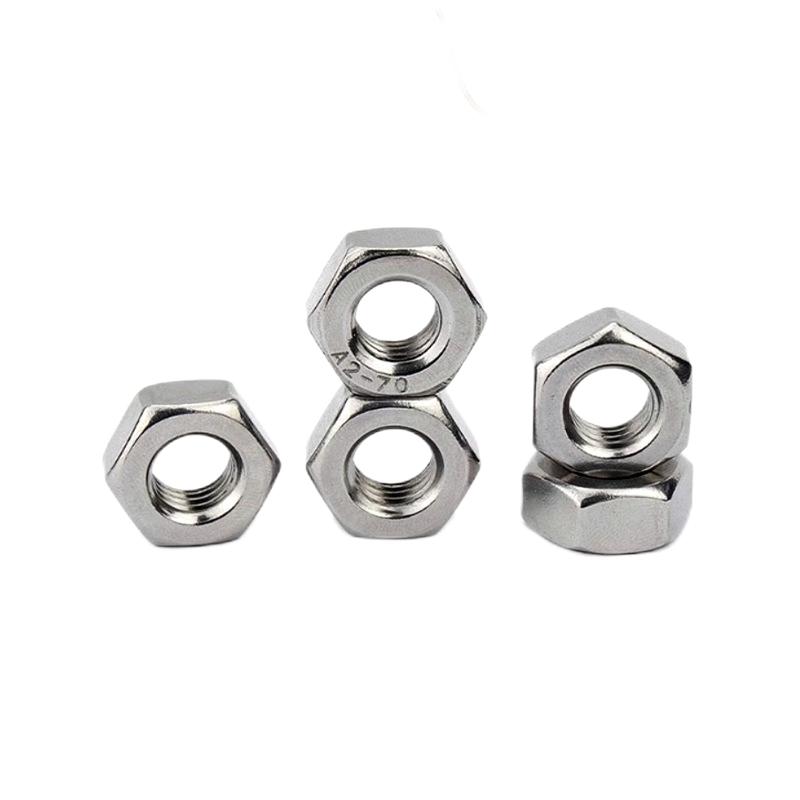 Paidu 304 stainless steel hexagon nut fine thread nut GB6170 factory direct sale