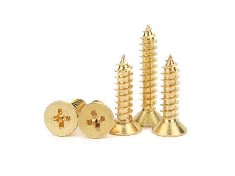 Paidu H62 copper cross countersunk head self-tapping nail copper self-tapping screw non-standard copper screw brass screw