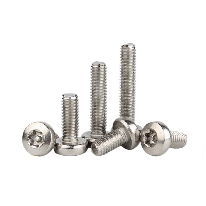 Paidu 304 stainless steel anti-theft screws anti-theft screws half-round head anti-theft screws anti-theft screws plum blossom screws