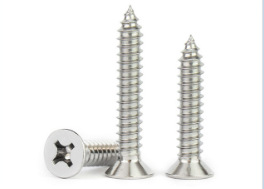 Paidu cross recessed countersunk head self-tapping nail flat head wood screw 304 stainless steel factory direct sale