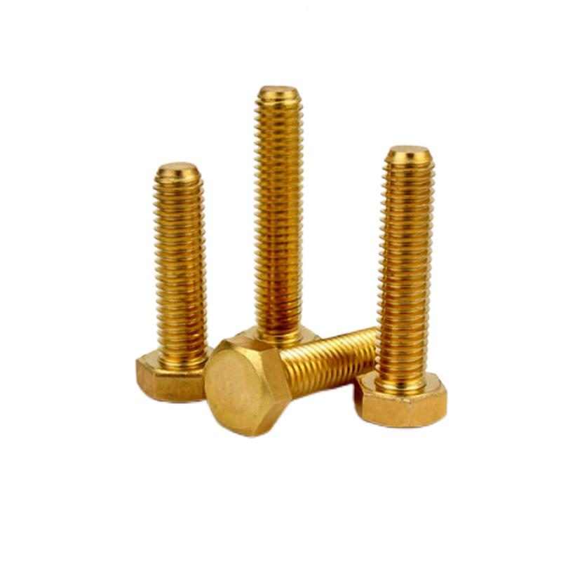 Paidu American copper screw brass outer hexagonal screw copper outer hexagonal bolt copper screw copper screw