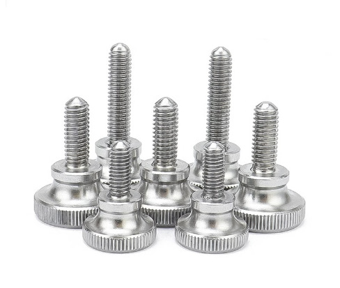 Paidu knurled screw high head knurled hand-twist bolt screw slingshot hand-tight hand-twist screw 304 stainless steel GB834