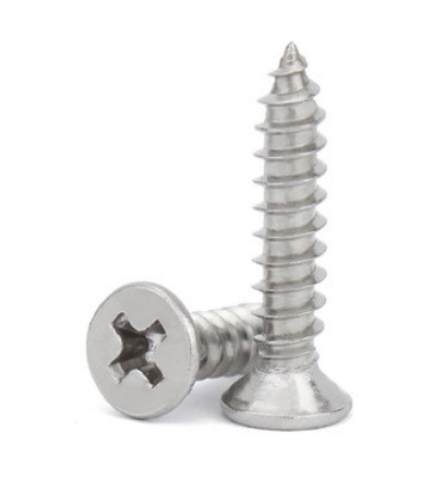 Paidu 304 stainless steel self-tapping screws cross countersunk head screws wood screws GB845J extended flat head screws