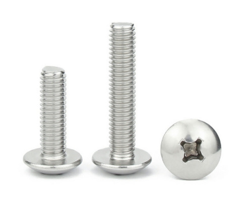 Paidu large flat head screw cross recessed large round head screw mushroom head cross screw JISB1111T 304 stainless steel