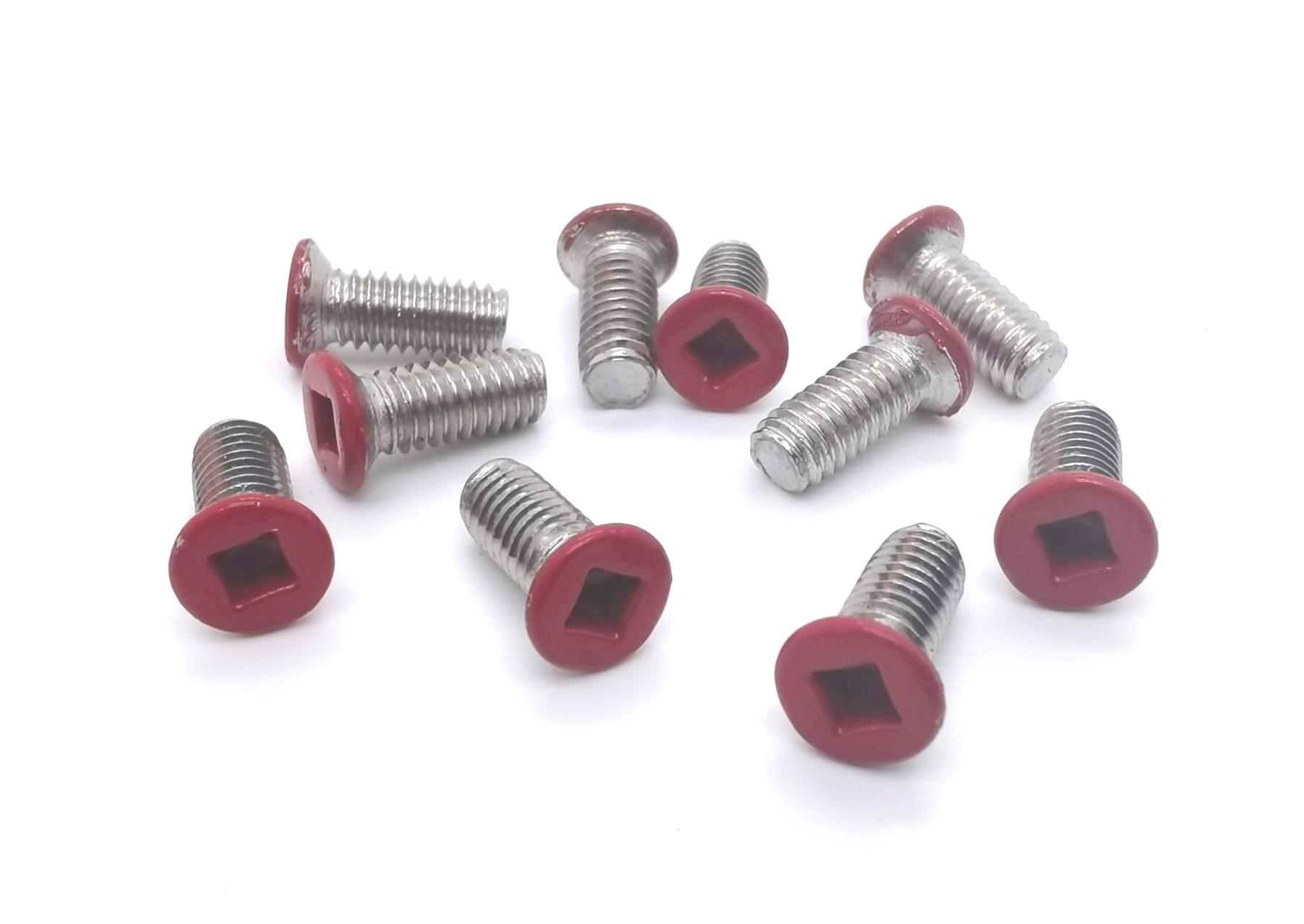 Paidu 304 square slot screws bamboo screws painted Screws Lock cylinder screws anti-theft screws square slot screws