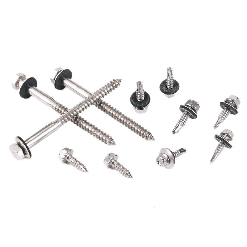 Paidu factory direct sale 304 stainless steel screw self-tapping screw drill tail screw non-standard screw