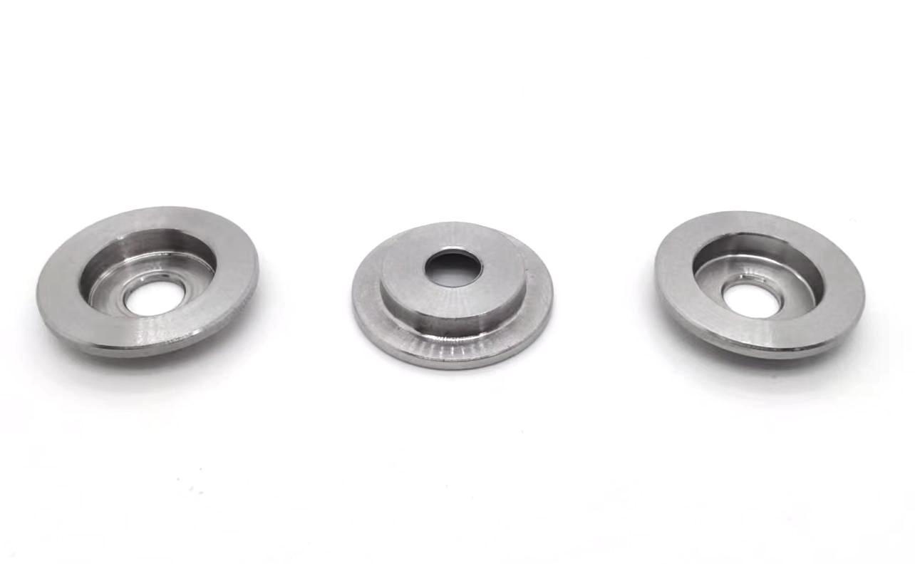Paidu 304 stainless steel sliding cover hinge gasket non-standard concave-convex washer