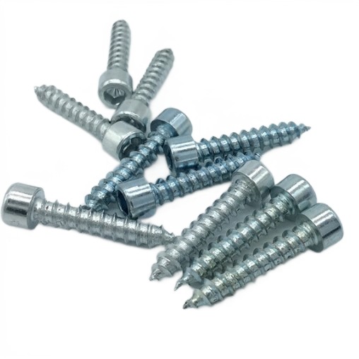 Paidu cylindrical head hexagonal self-tapping screw M6*30 sliding door self-tapping screw M5*30 galvanized flat head hexagonal self-tapping screw