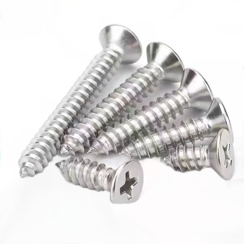 Paidu manufacturers wholesale 304 stainless steel screws flat head round head self-tapping screws M1-M8 screws countersunk head small screws