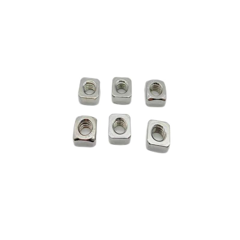 Paidu 304 stainless steel square nut square nut square square nut square nut square nut square nut M3-M12