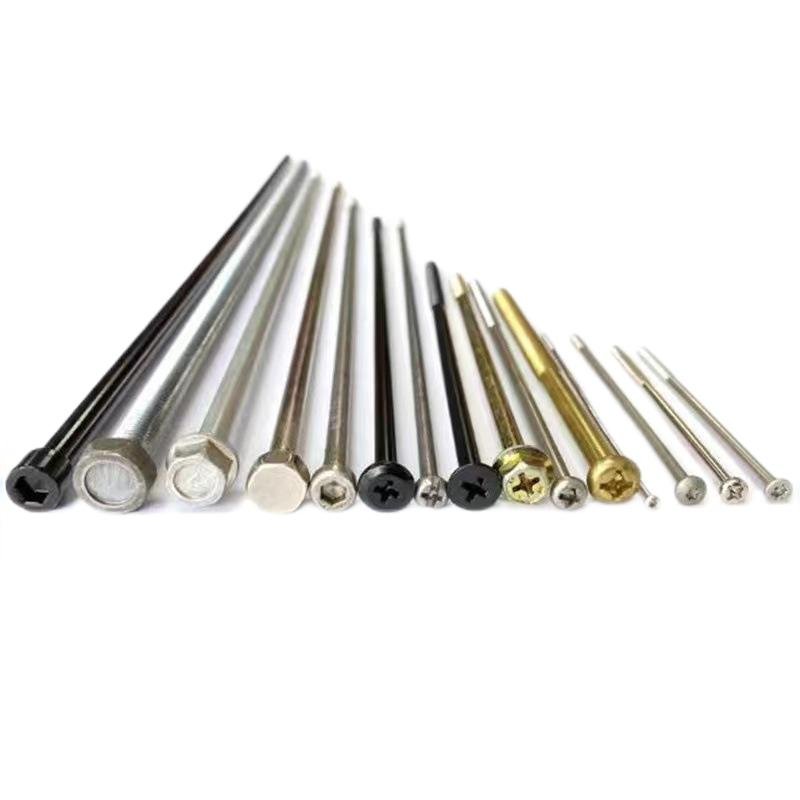 Paidu processing long screws M3-M14 internal hexagonal stainless steel screws cross round head external hexagonal screw extension screws
