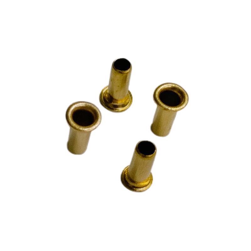 Paidu eyelet rivet wig eyelet rivet through hole brass eyelet rivet semi-hollow copper rivet round head flat head nail