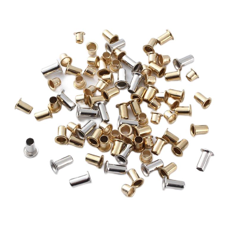 Paidu copper hollow rivets step rivets eye rivets tubular single tube hollow rivets spot wholesale