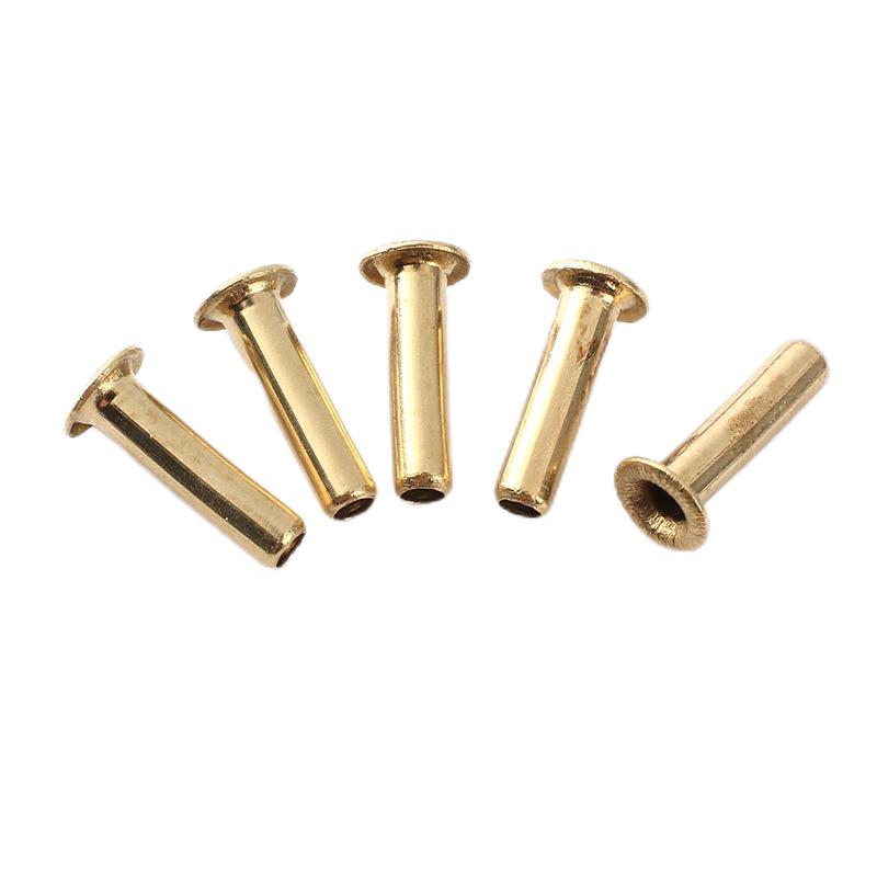 Paidu factory direct supply GB876 copper hollow rivets air eye buckle corn rivets brass hollow nails
