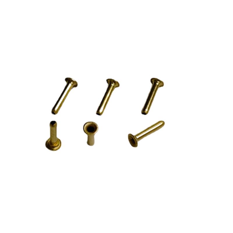 Paidu tubular rivets single tube copper hollow rivets flat head hollow rivet fasteners factory direct supply and preferential wholesale
