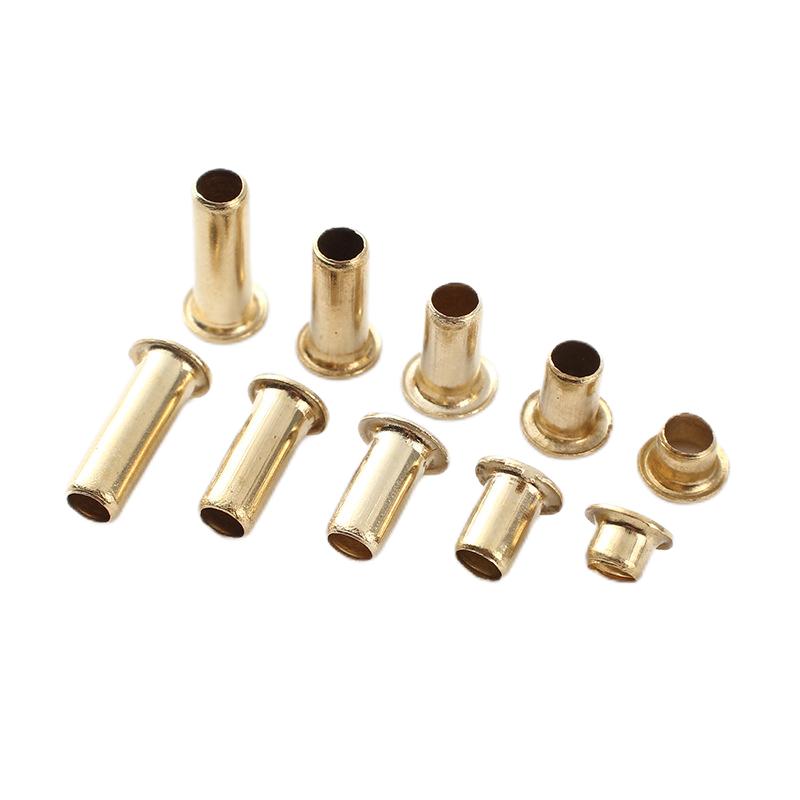 Paidu copper hollow rivets stainless steel copper eyelet rivets hollow rivets polished stainless steel accessories