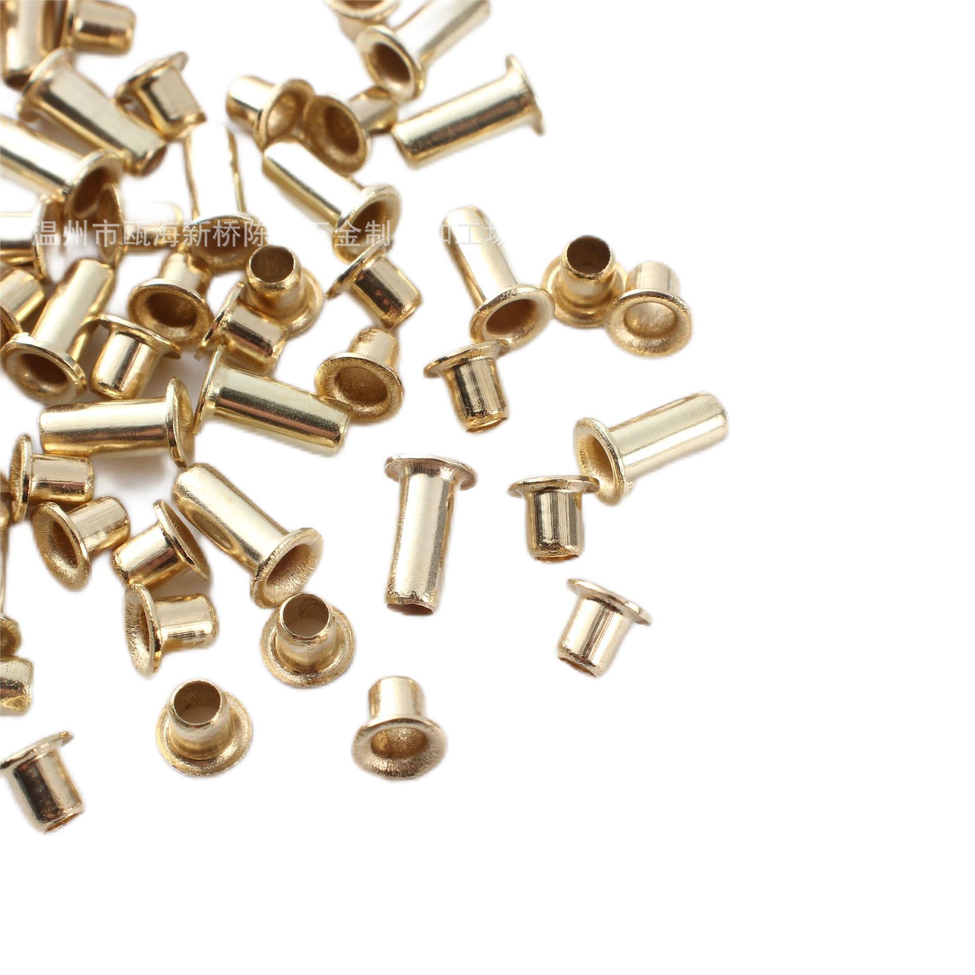 Paidu copper hollow rivets stainless steel copper eyelet rivets hollow rivets polished stainless steel accessories
