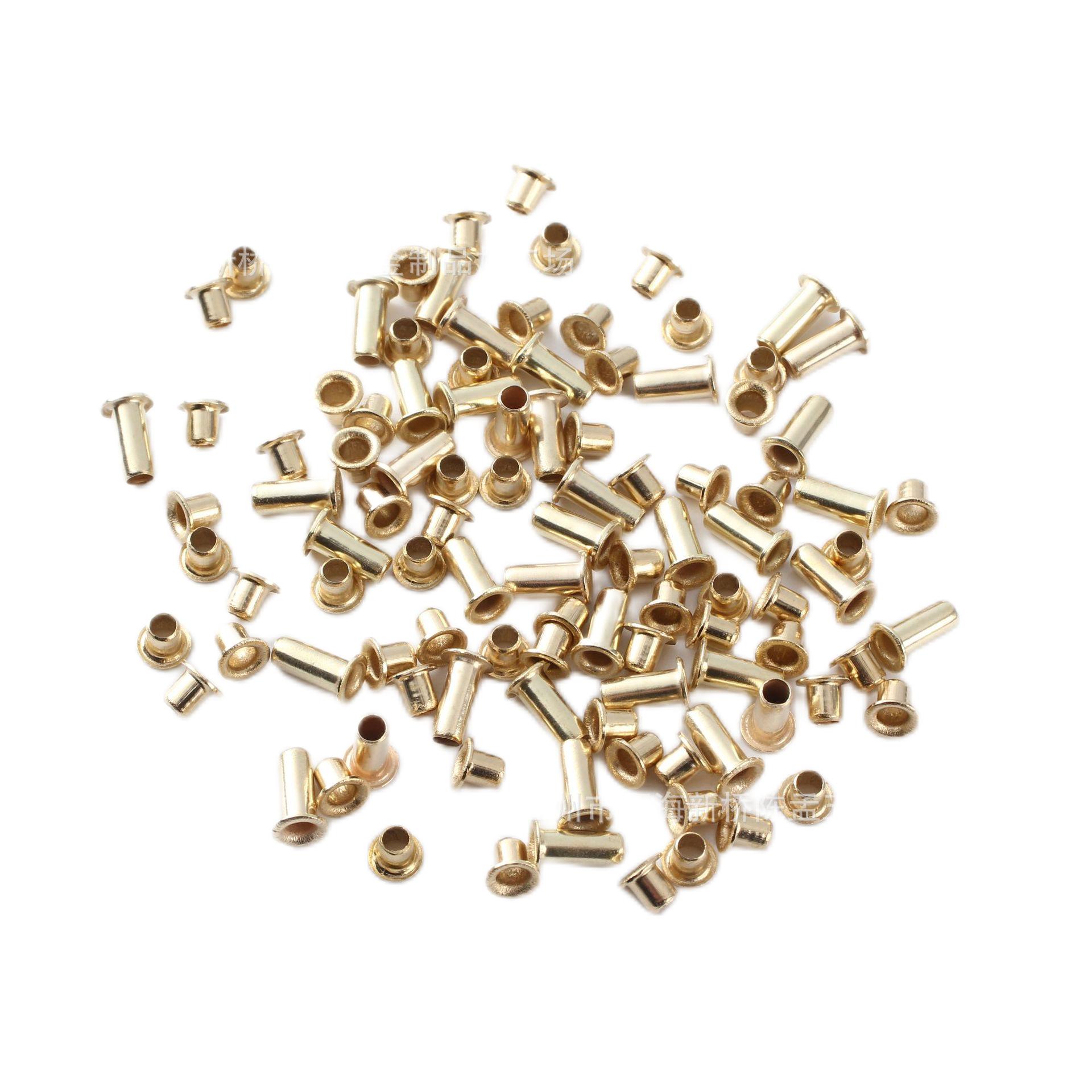 Paidu copper hollow rivets stainless steel copper eyelet rivets hollow rivets polished stainless steel accessories