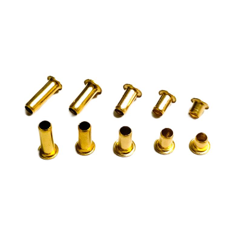 Paidu copper hollow rivets non-standard customization multi-material iron aluminum stainless steel copper eye rivets hollow rivets wholesale