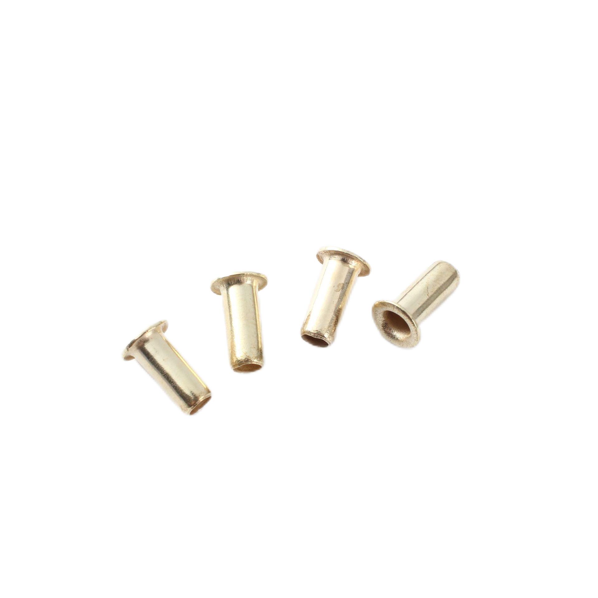 Paidu copper hollow rivets stainless steel copper eyelet rivets hollow rivets polished stainless steel accessories