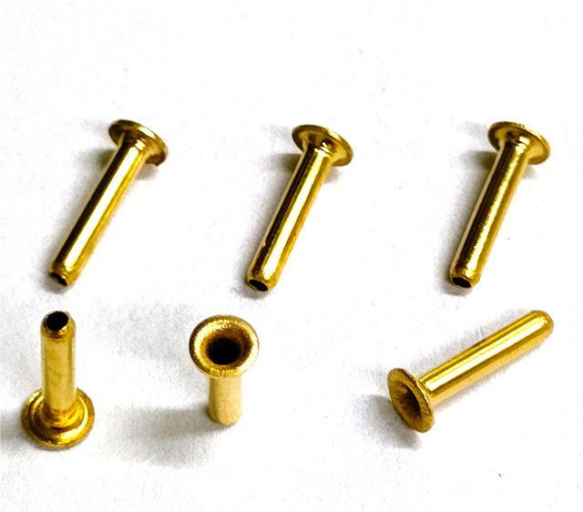 Paidu tubular rivets single tube copper hollow rivets flat head hollow rivet fasteners factory direct supply and preferential wholesale