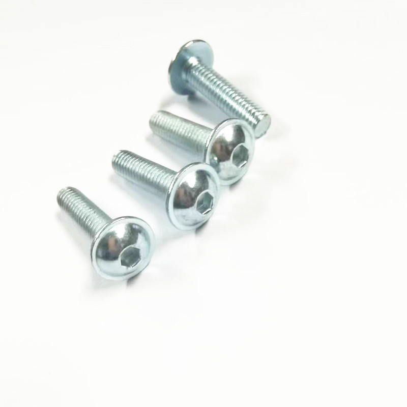 Paidu ISO7380-2 Half round head hexagonal socket 10.9 class cup cushion screw manufacturers direct quality assurance