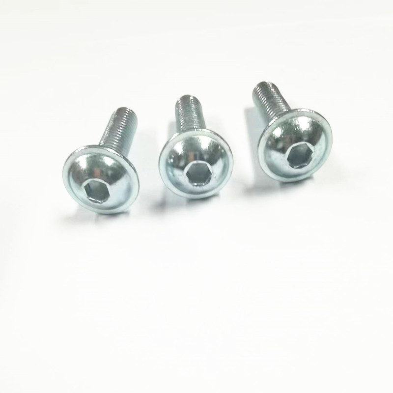 Paidu ISO7380-2 Half round head hexagonal socket 10.9 class cup cushion screw manufacturers direct quality assurance