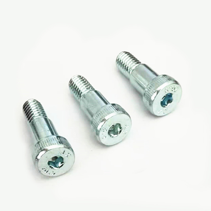 Paidu Cylindrical head hexagonal step screw American British plug plated blue and white zinc bolt 10.9 level manufacturers support customization