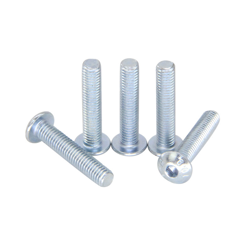 Paidu 10.9 level half round head hexagonal screws ISO7380 cup black galvanized specifications to the source manufacturer