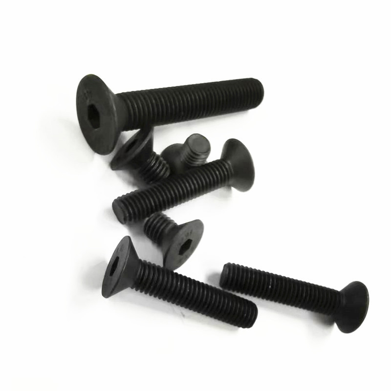 Paidu DIN7991 Countersunk head hexagon screw Flat cup 10.9 black quality assurance support custom specifications complete