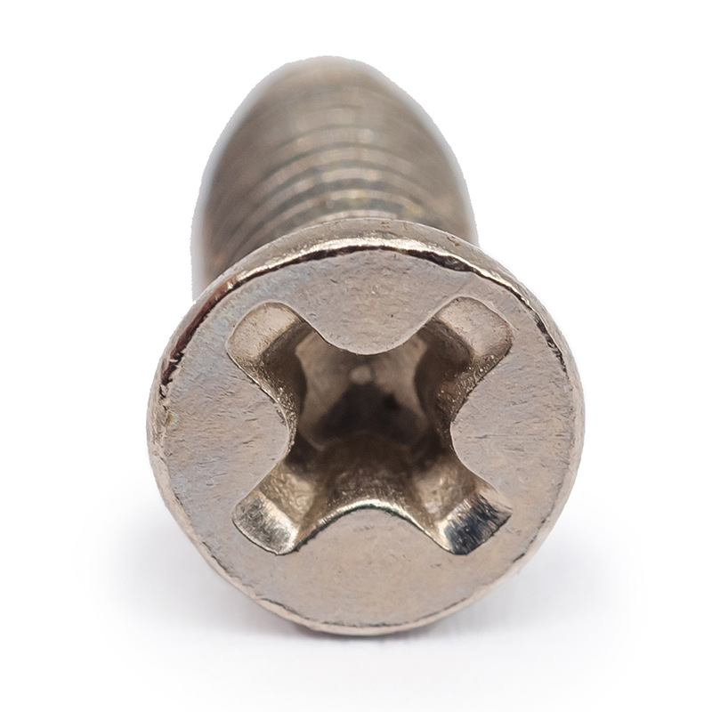 Paidu Cross recessed countersunk head self-tapping locking screw triangle teeth GB/6561 nickel-plated black zinc white zinc hardening screws