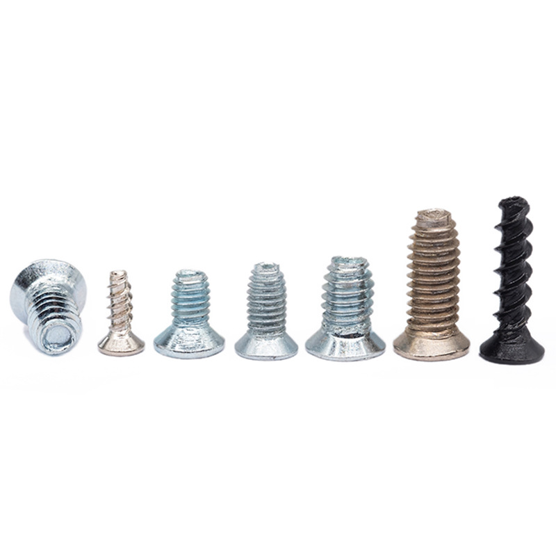 Paidu Cross recessed countersunk head self-tapping locking screw triangle teeth GB/6561 nickel-plated black zinc white zinc hardening screws