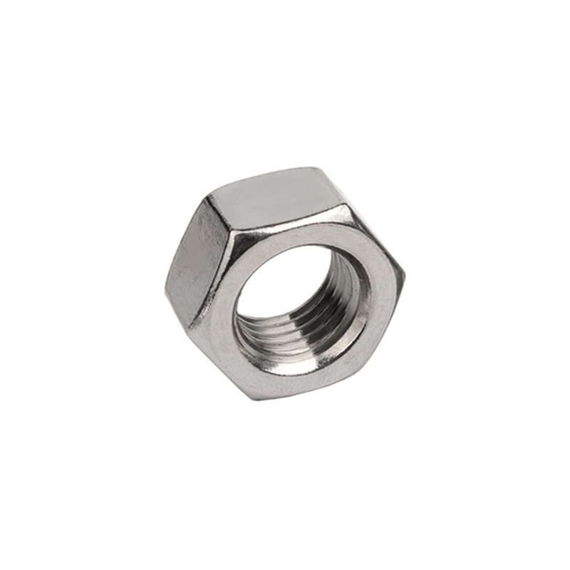 Factory Wholesale: 304 Stainless Steel Hex Nuts DIN934 Hexagon Nut M1.6, M2, M3, M4, M5, M6-M30