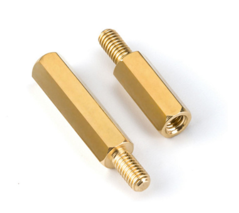 Paidu brass column isolation column single head hexagonal copper column interval column motherboard brass stud nut column m3 factory direct sales