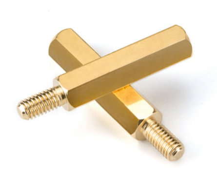 Paidu brass column isolation column single head hexagonal copper column interval column motherboard brass stud nut column m3 factory direct sales