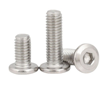 Paidu stainless steel 304 flat round head inner hexagon large flat head screw furniture chamfering screw bolt M6
