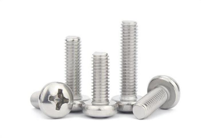 304 stainless steel round head screw cross pan head screw machine screw GB818 lengthened screw paidu manufacture