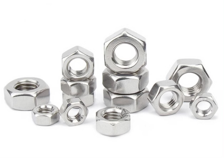 Paidu 304 stainless steel hexagon nut fine thread nut GB6170 factory direct sale