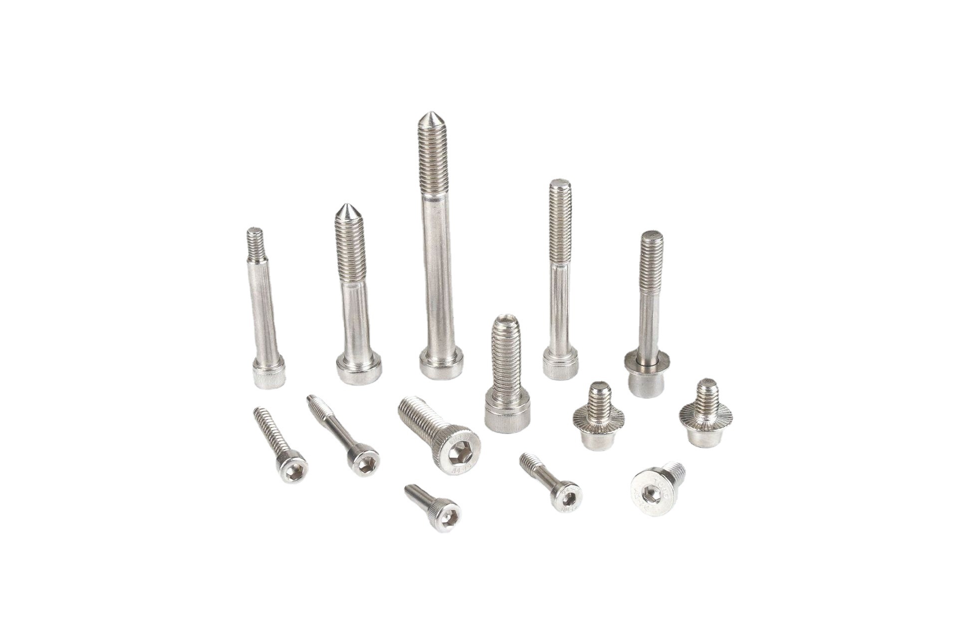 Paidu 304 stainless steel screws, non-standard screws, eleven-character hexagonal screws, foot screws, positioning screws