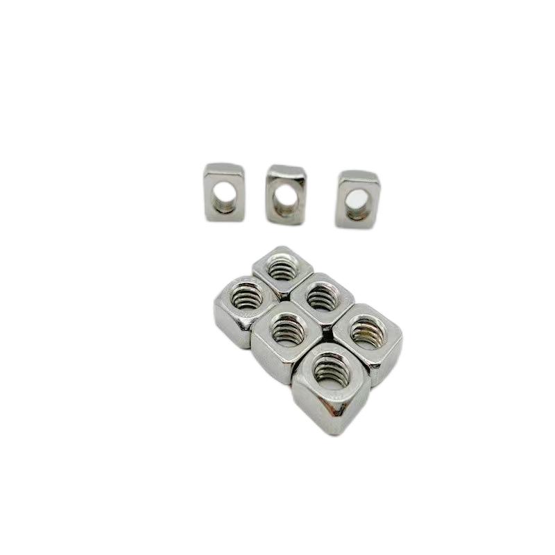 Paidu 304 stainless steel square nut square nut square square nut square nut square nut square nut M3-M12