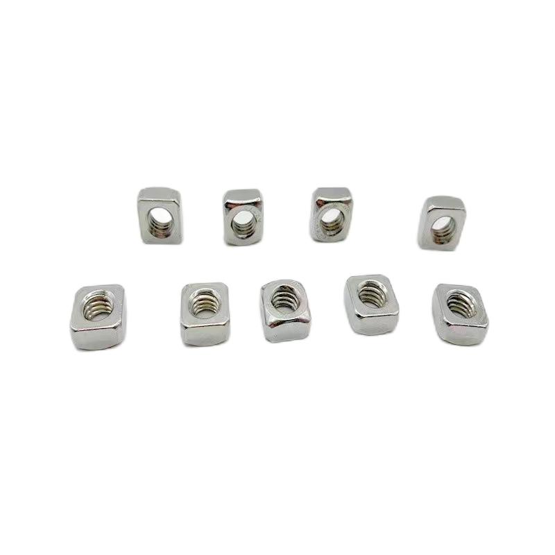 Paidu 304 stainless steel square nut square nut square square nut square nut square nut square nut M3-M12